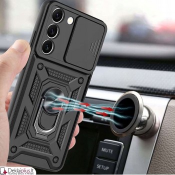 5in1 smūgiams atsparus dėklas su žiedu ir kameros apsauga (Samsung S23) 5in1 smūgiams atsparus dėklas su žiedu ir kameros apsauga (Samsung S23)
